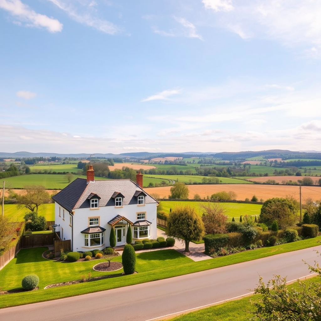 Four-bed house with stunning views on sale for £750,000